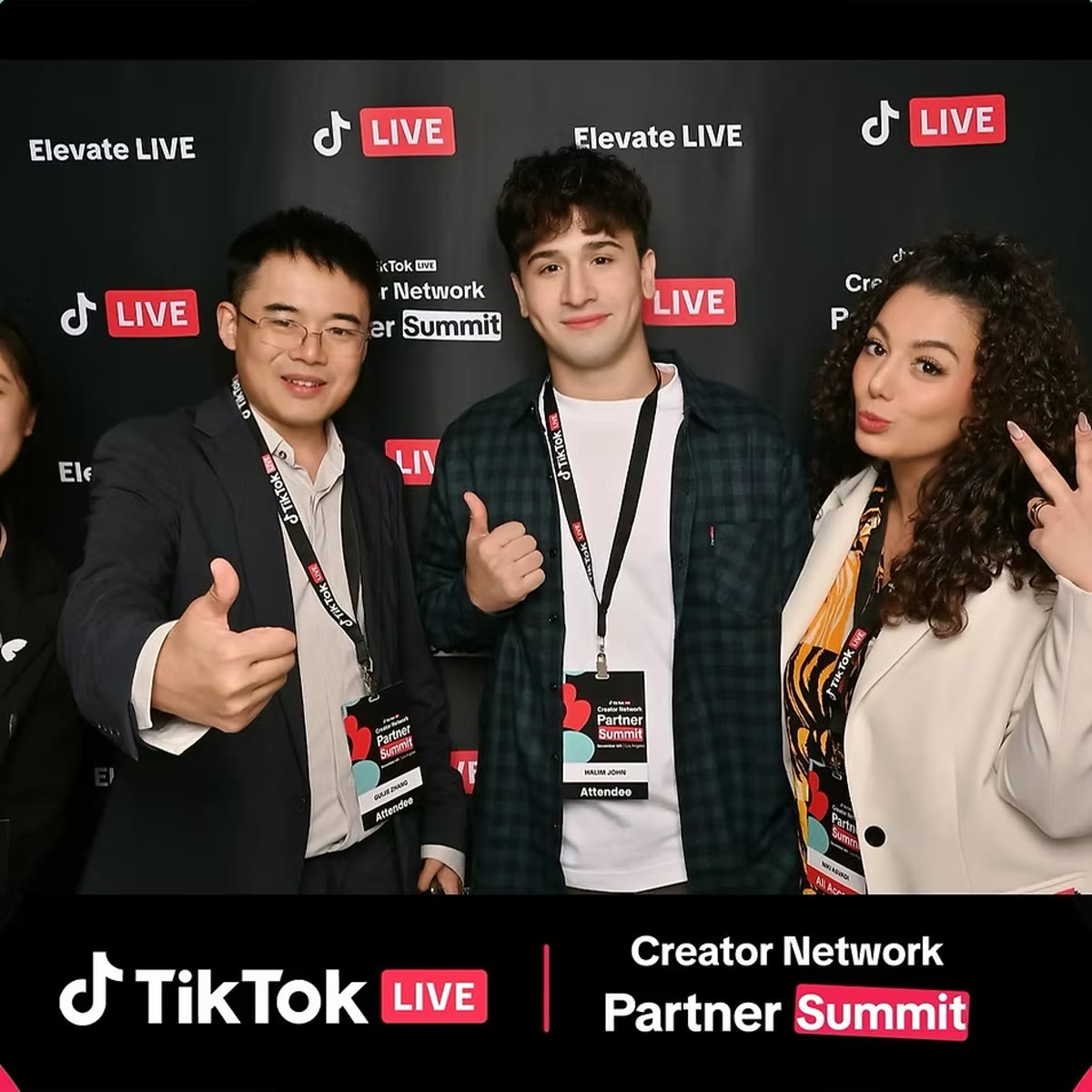 NewStar creators at TikTok event
